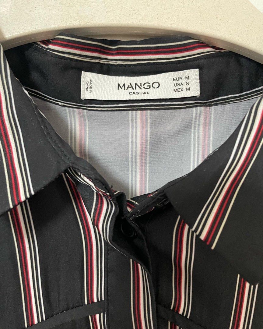 MNG Shirt, Women's Fashion, Tops, Shirts on Carousell