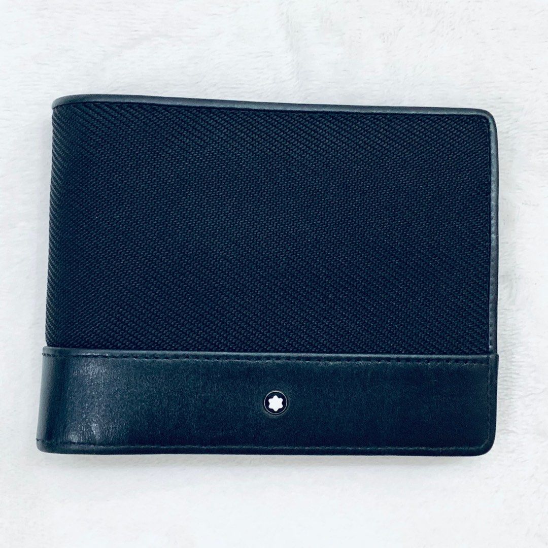 My montblanc nightflight wallet 9cc with coin case top