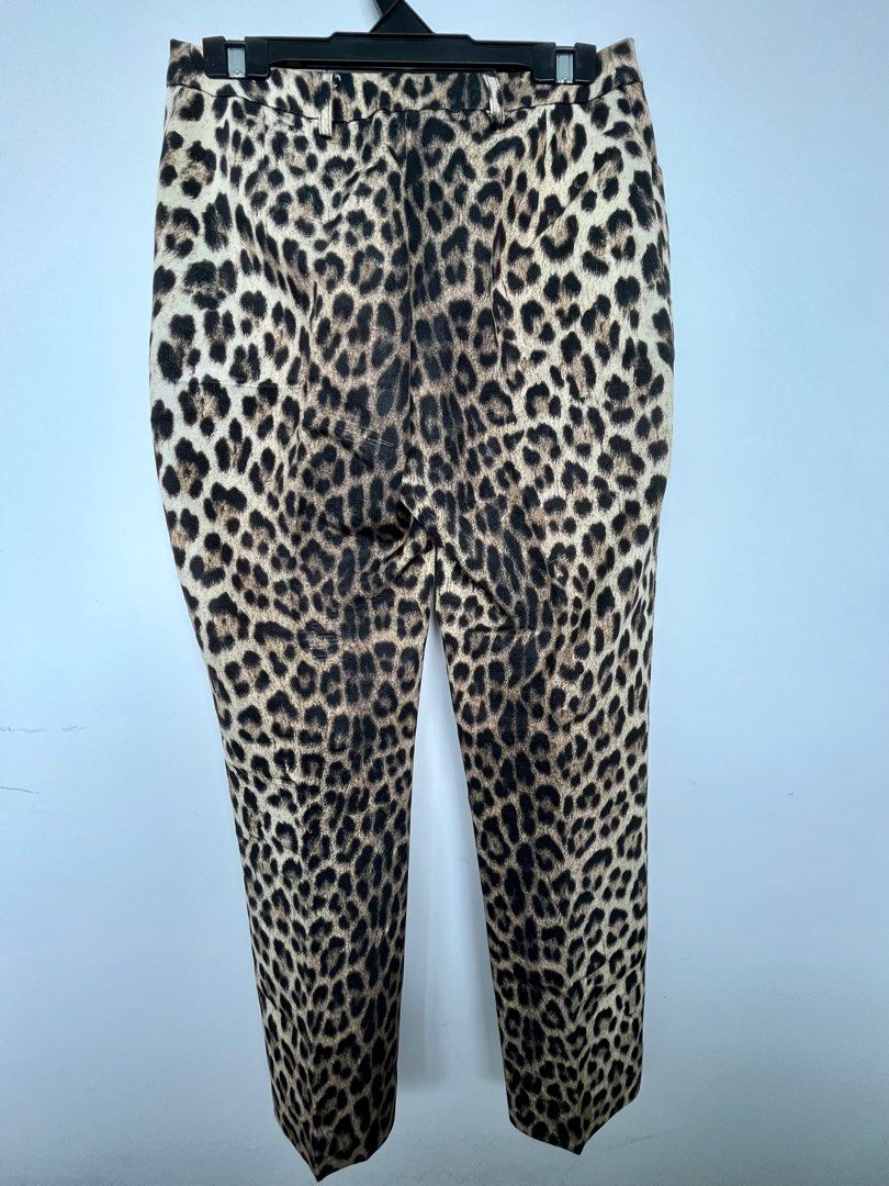 Moschino Leopard Print Pants, Women's Fashion, Bottoms, Other Bottoms