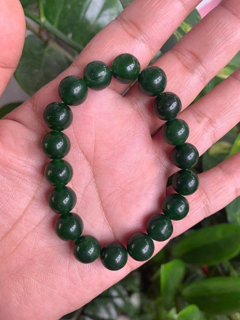 Dark green deals jade