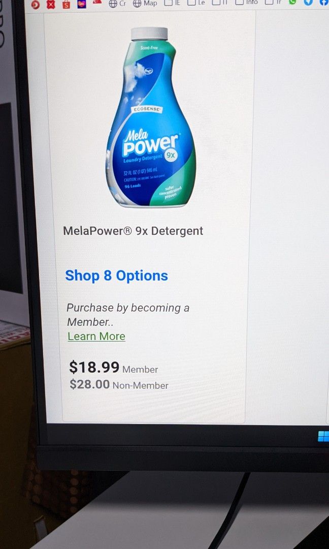 New Melaleuca MelaPower Liquid Laundry Detergent with pump, Furniture