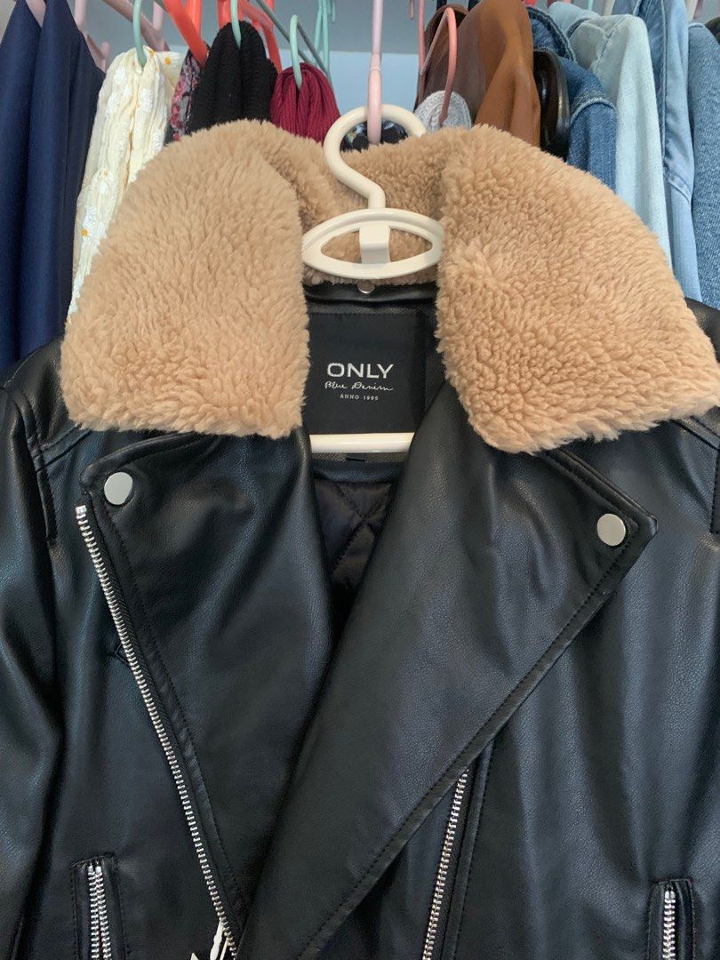 NEW WITH TAGS Biker Jacket (Category: Coats, Jackets and Outerwear) located in Pasig City. Submitted by stuffdestash (Listing ID 1202458767, Image 3). Description: ✨Brand new jacket with tags, never worn ✨Super nice ✨Fits small to medium, ✨Excellent quality, ordered from abroad.