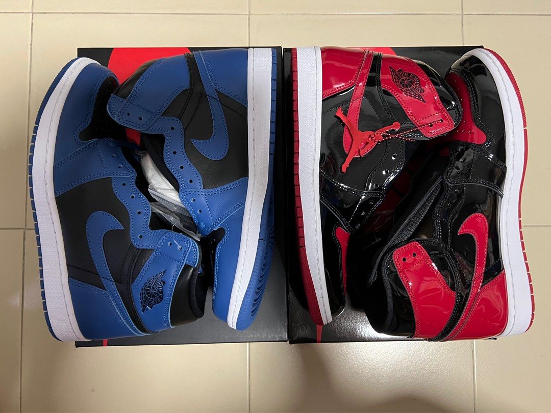 Air jordan 1 patent blue sales