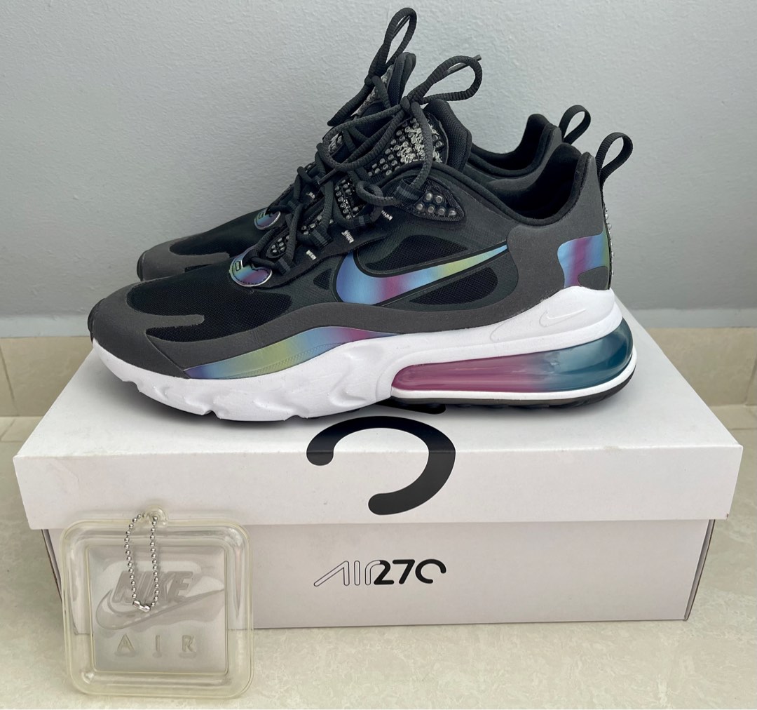 Nike Air Max 270 React Black US 8