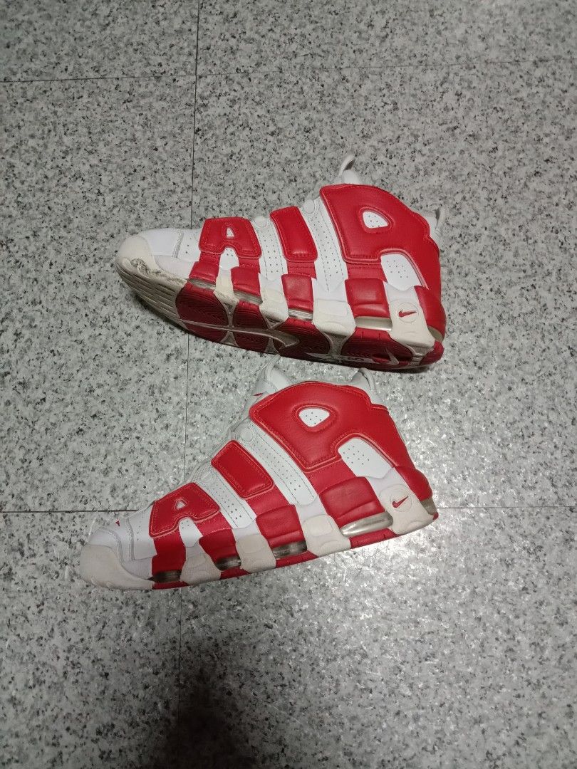 Nike uptempo gym online red