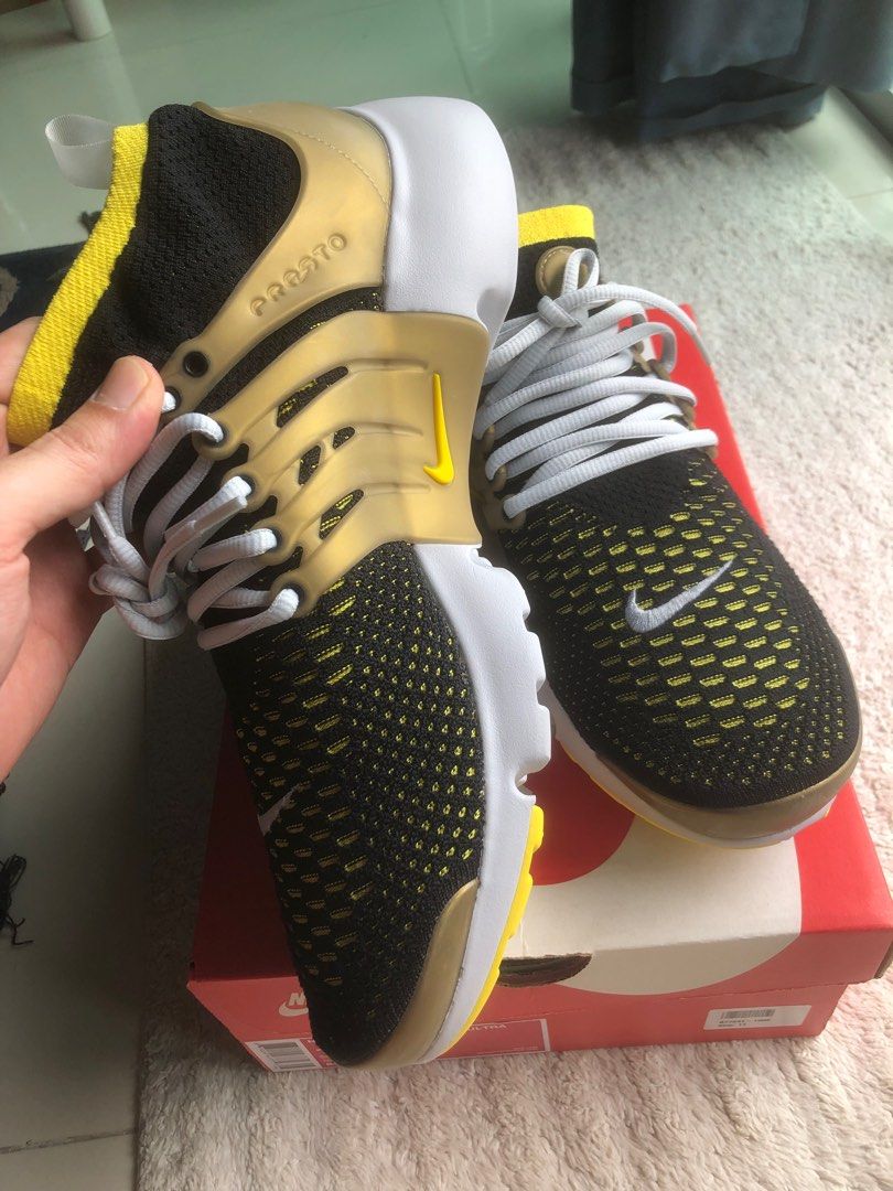Gold nike 2025 presto flyknit