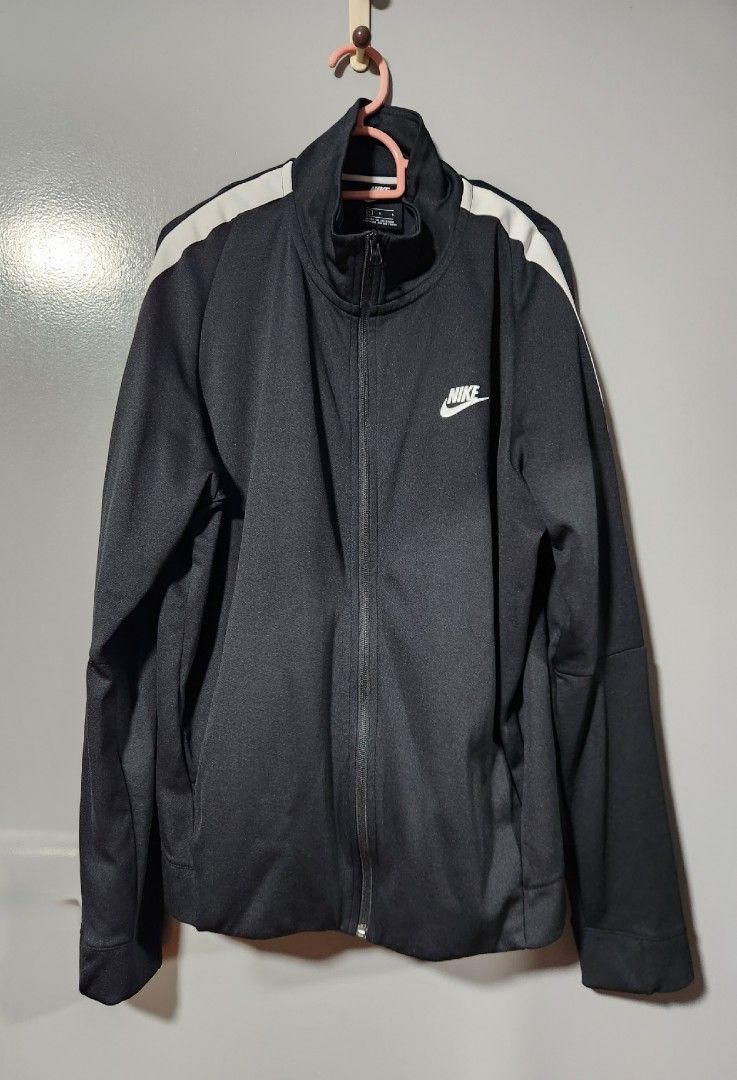 Nike tribute poly shop track jacket in black