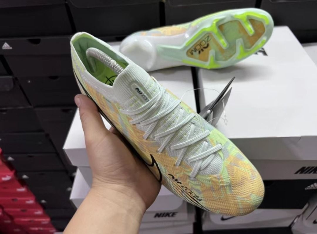 🔥全新現貨🔥Nike Zoom Mercurial Vapor 15 Elite FG 黃綠, 男裝, 鞋