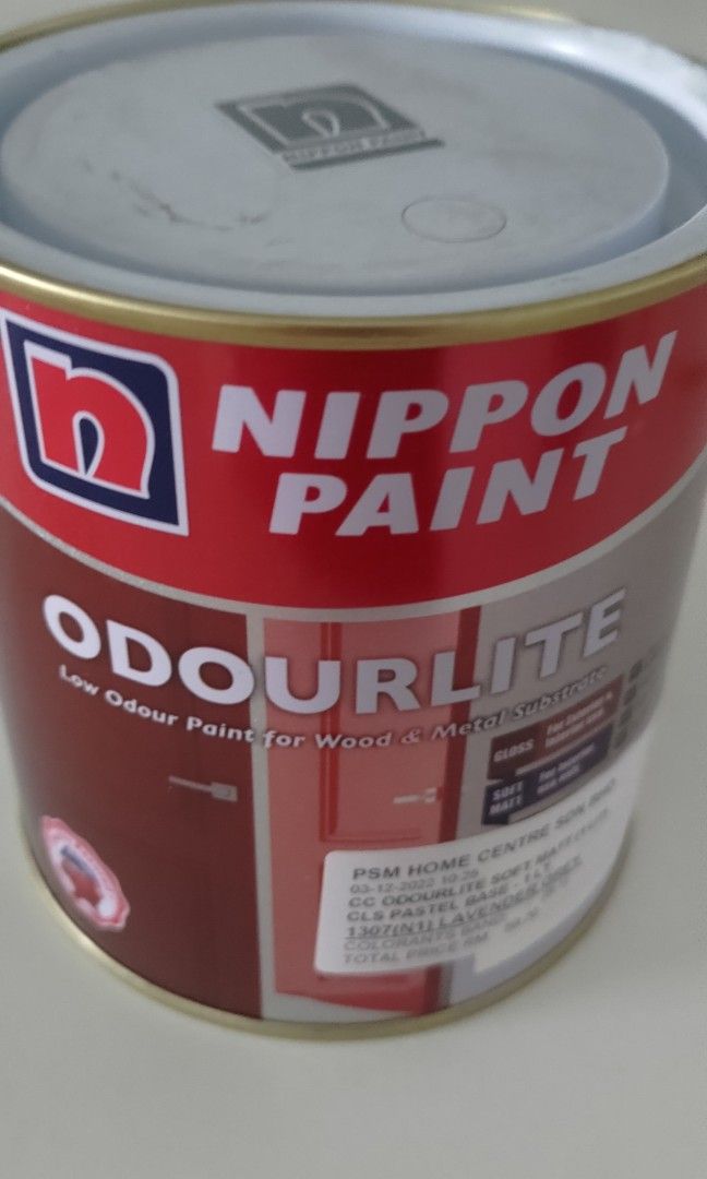 Nippon Paint for Wood & Metal (Lavender Grey), Furniture & Home Living