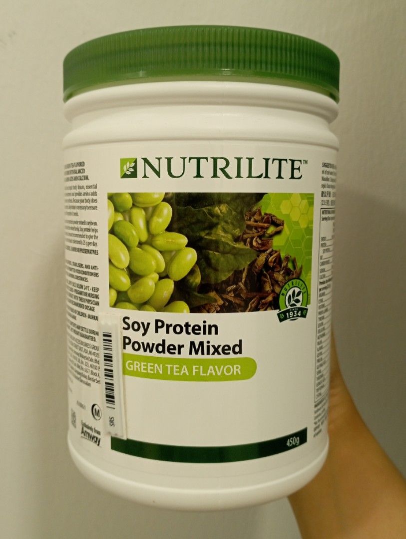 Nutrilite Soy Protein Powder Green Tea, Health & Nutrition, Health