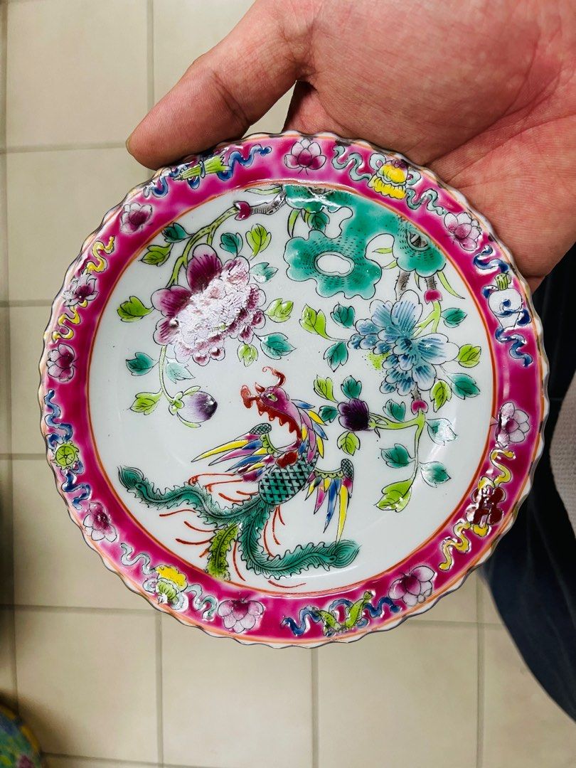 Peranakan Nyonya Plate, Hobbies & Toys, Collectibles & Memorabilia
