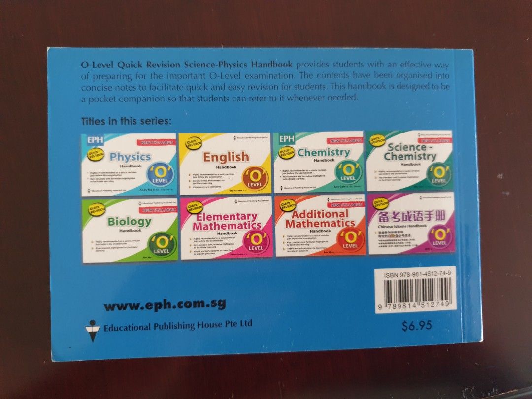 O level Sci Physics Handbook Sec 3 Sec 4, Hobbies & Toys, Books ...