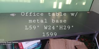 Office table 2pcs. Pls see dimensions on photos. Lower Antipolo