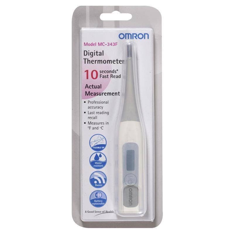 Omron Digital thermometer MC343F, Health & Nutrition, Thermometers on
