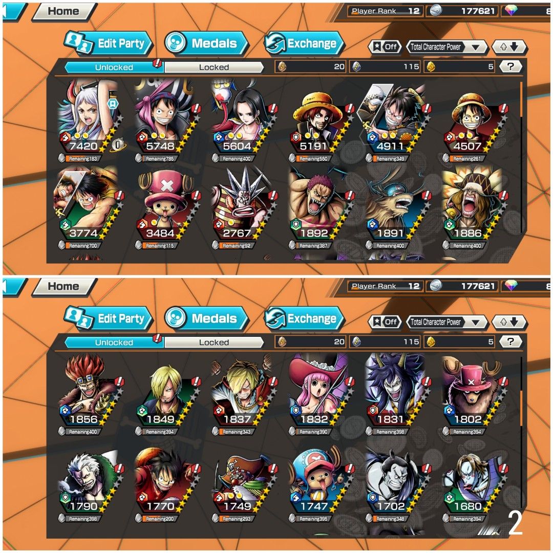 One Piece Bounty Rush Account Yamato Extreme Legendary, Video Gaming