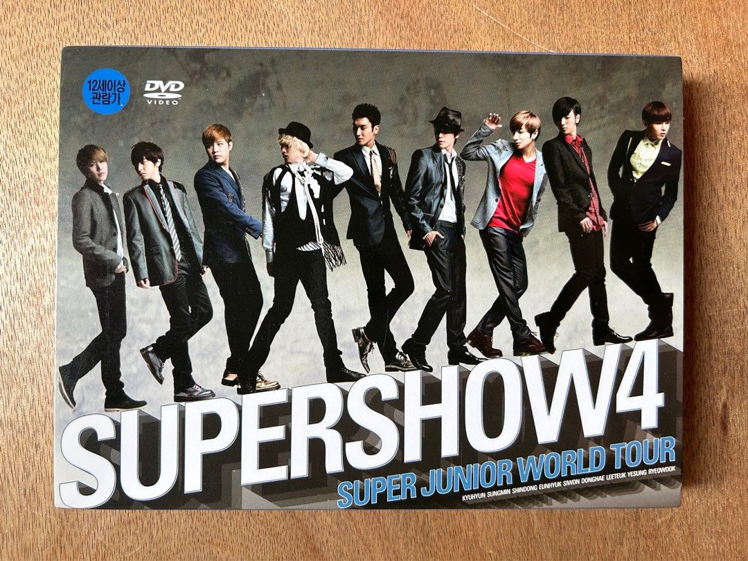 SJ Super Junior World Tour Super Show 4 韓國版2 DVD + Photobook