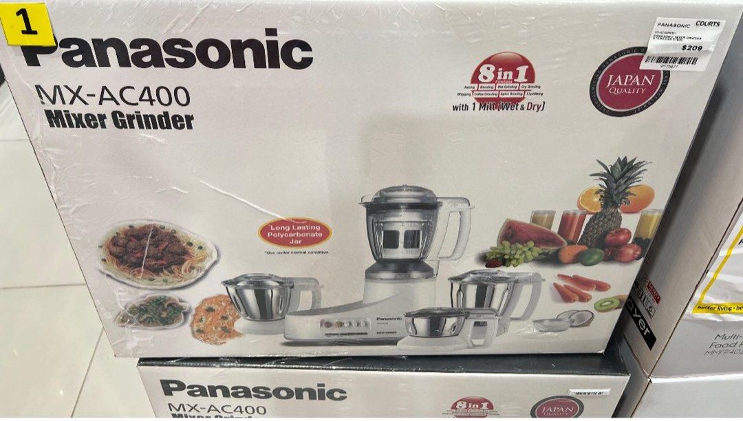 Panasonic MXAC400 mixer grinder/ blender full set NEW!, TV & Home