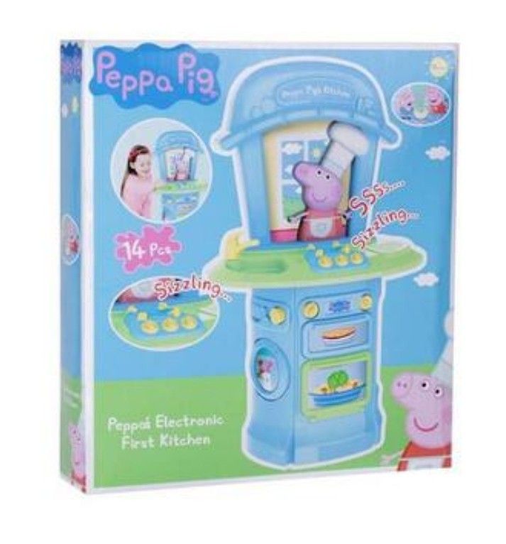 Peppa pig electronic kitchen set store