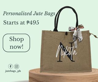 Personalized Jute Bag