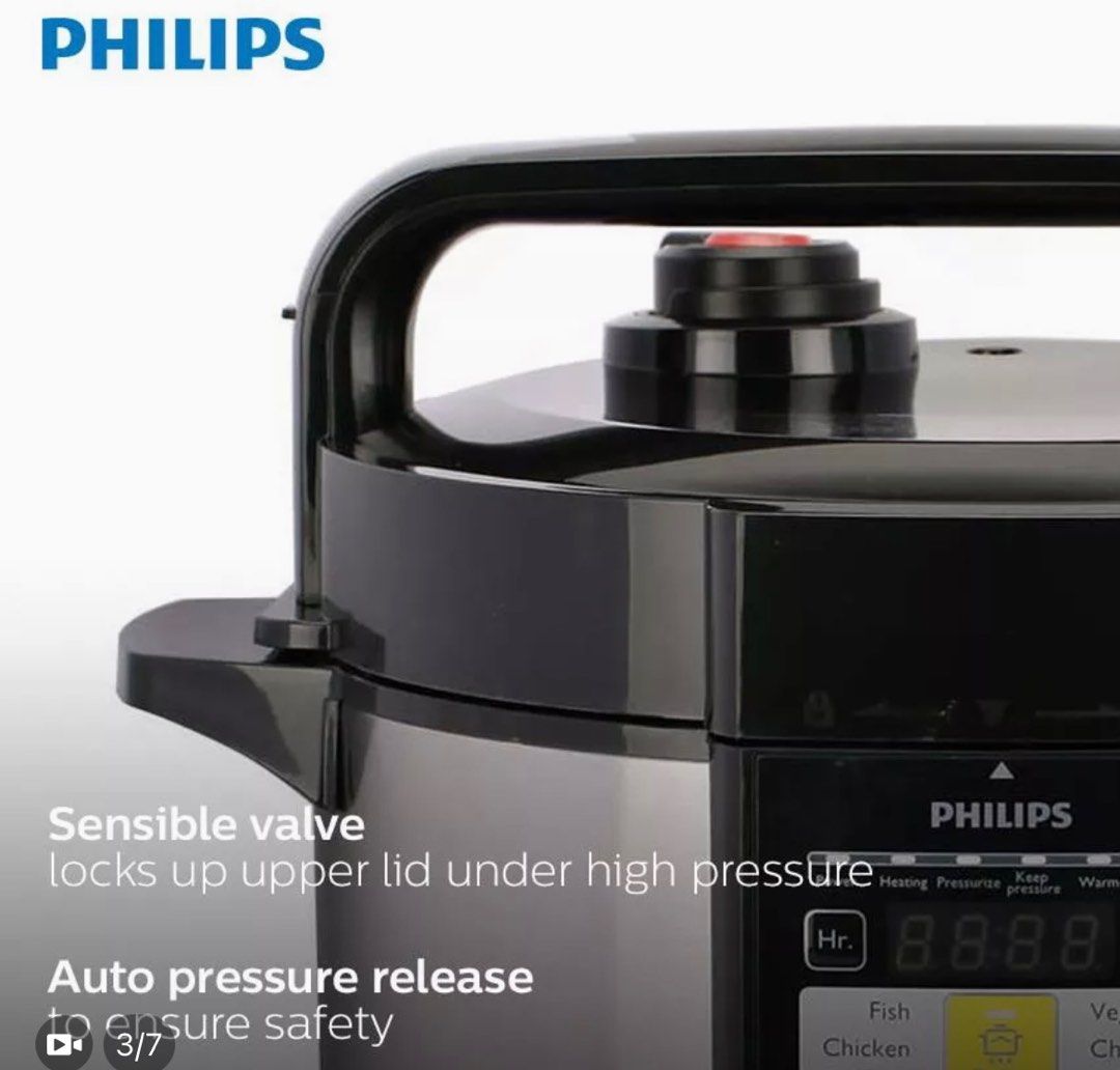 PHILIPS Computerized Electric Pressure Cooker (5L) HD2136 Auto