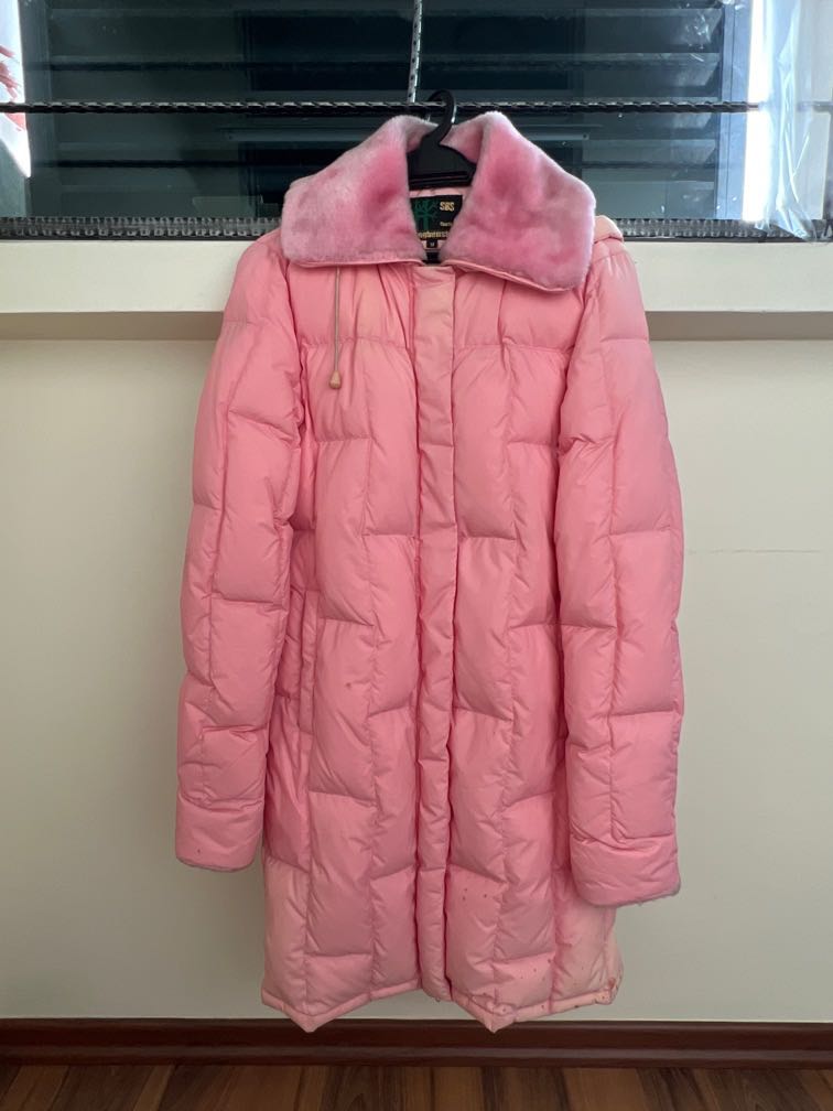 Pink Down Jacket (Korean Brand), Women's Fashion, Coats, Jackets and