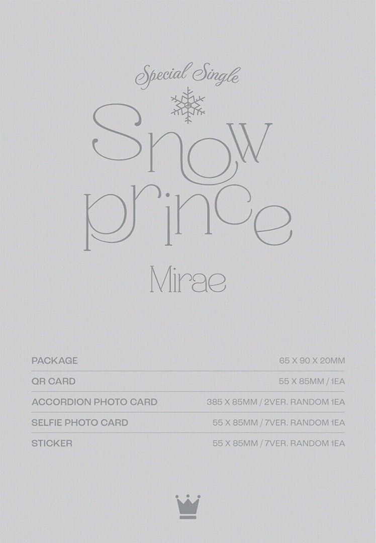 MIRAE Snow Prince セット