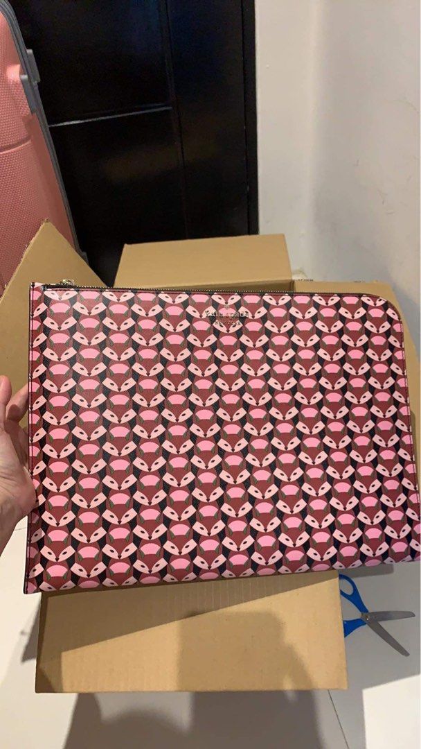 Prelove Kate Spade Staci Geo Fox Laptop case