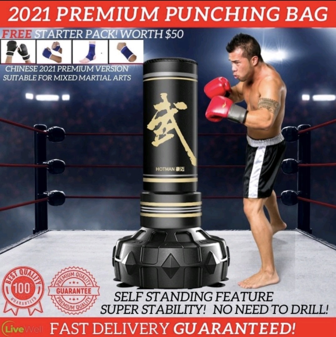 PREMIUM HEAVY BOXING PUNCHING BAG for MMA and Boxing, Sports Equipment
