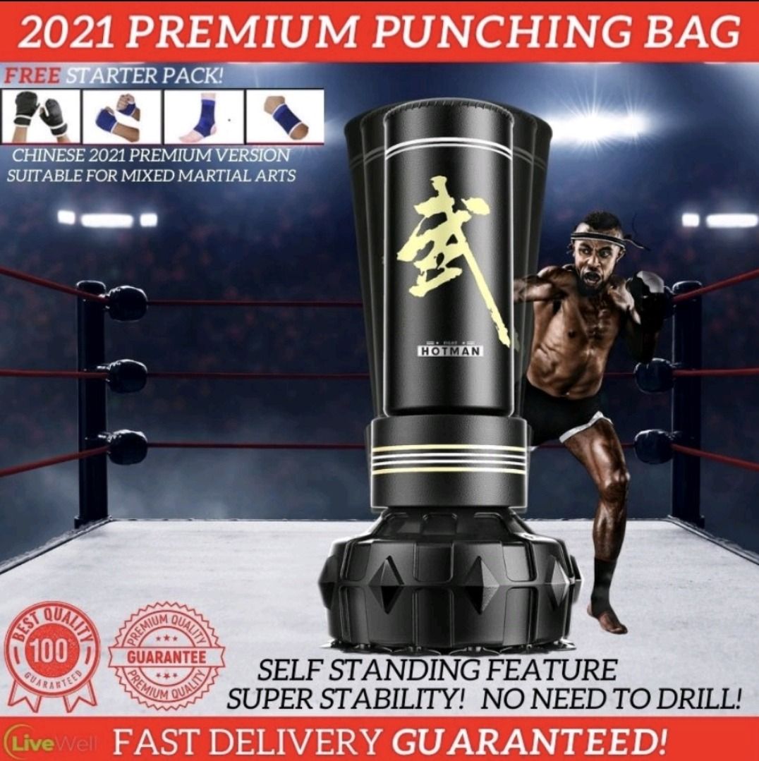 PREMIUM HEAVY BOXING PUNCHING BAG for MMA and Boxing, Sports Equipment