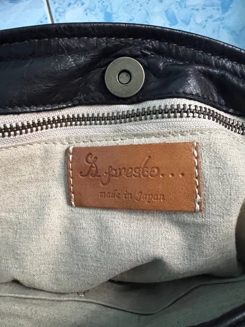 Presto full leather sling bag made in Japan Filson Redmoon Samurai Iron