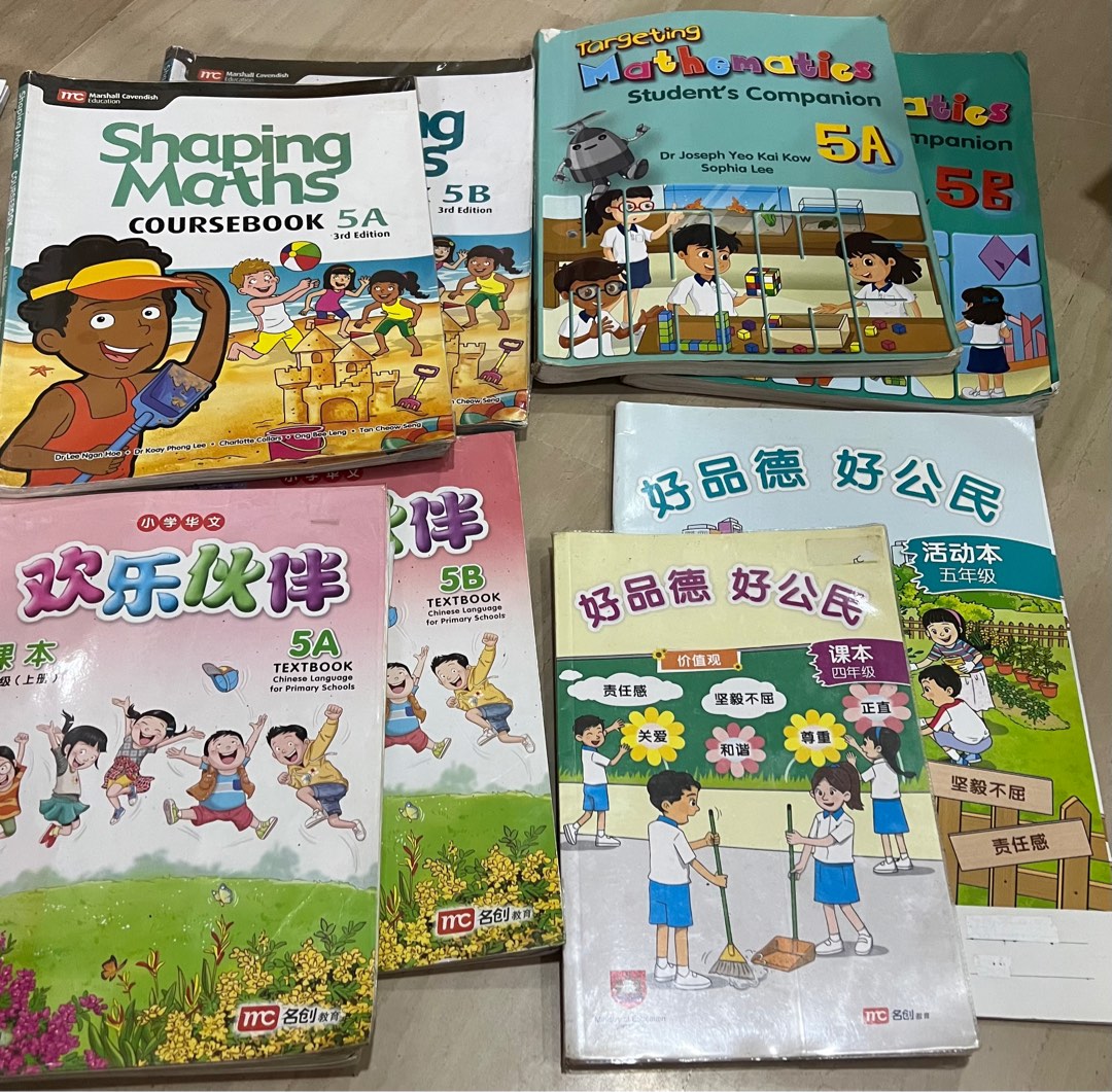 Primary 5 textbooks, Hobbies & Toys, Books & Magazines, Textbooks on ...