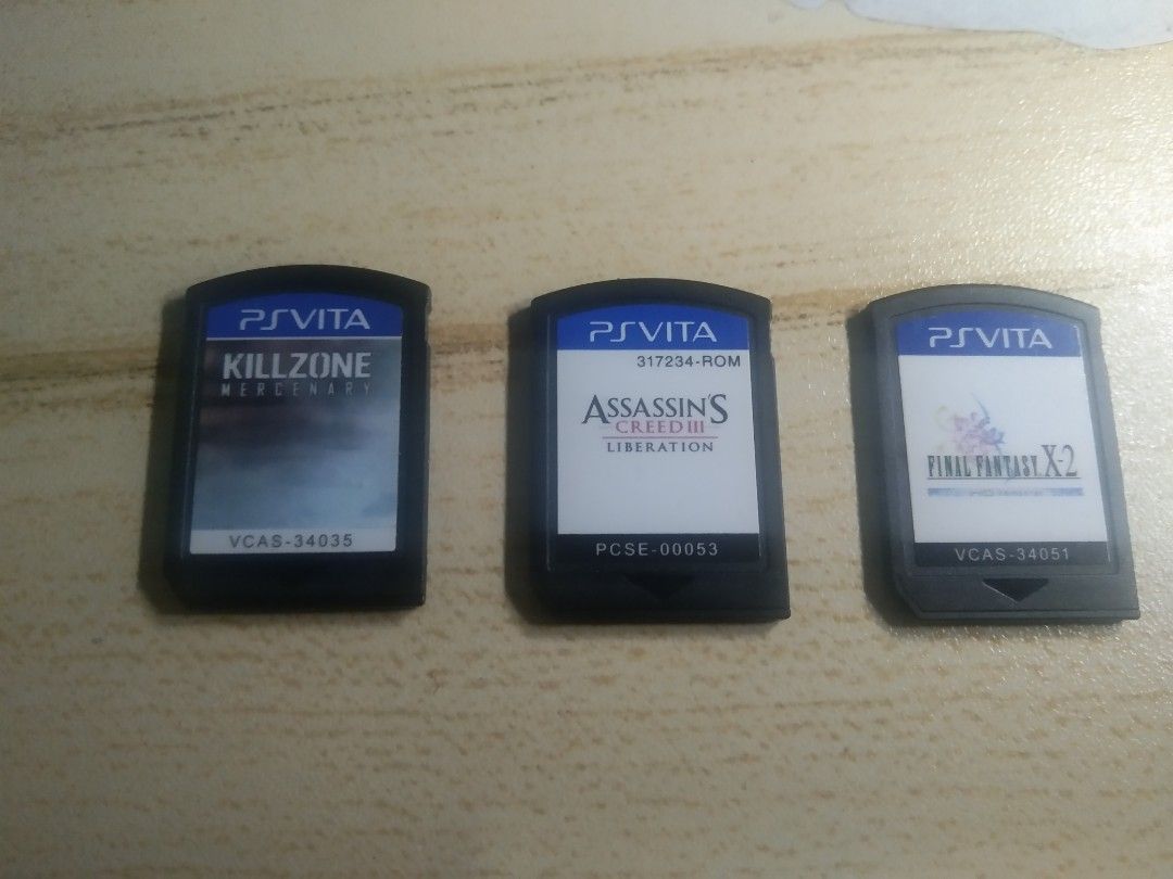 PS Vita Game Carts Set, Video Gaming, Video Game Consoles, PlayStation