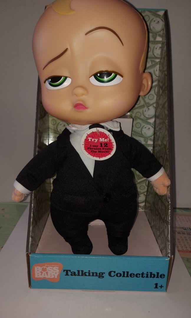 Rare Boss baby talking collectible 12