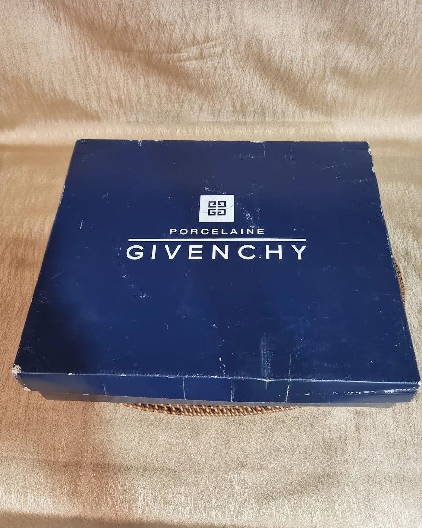 Rare Givenchy Gold Rim Plates Set 6pcs, Furniture & Home Living