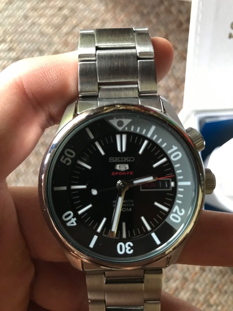 Rare SRPB27 Seiko Dual Crown Compressor Dive Style Watch with