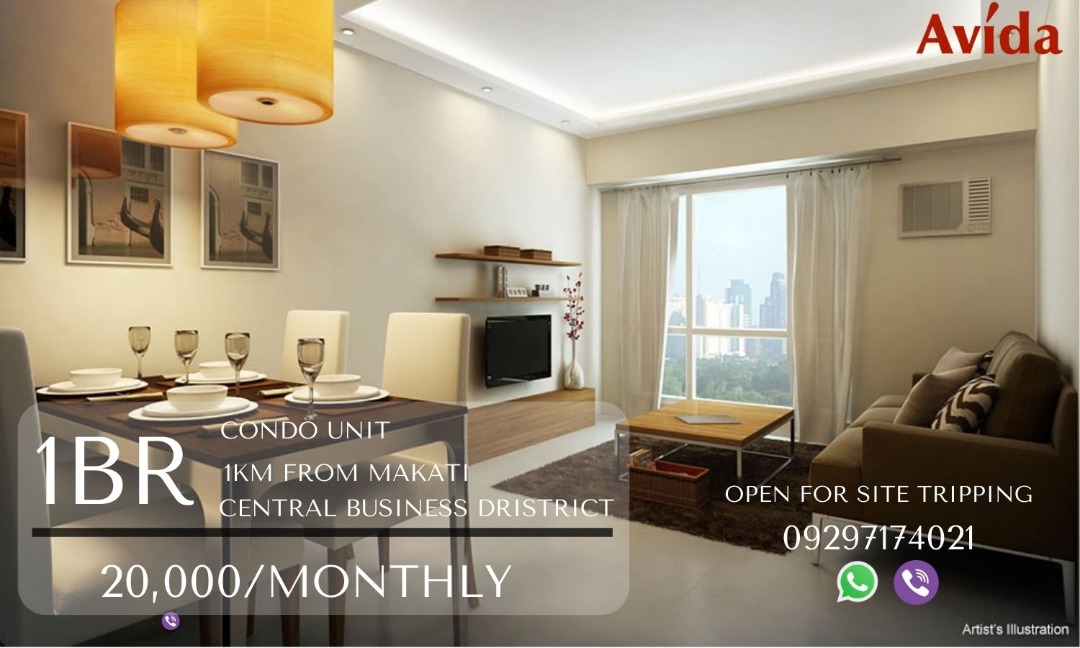 Ready for Occupancy Makati Condo for Sale 1 BR Avida Towers Asten Near