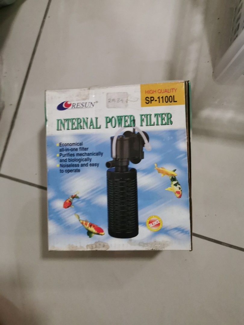 Resun internal power filter sp-1100L, Pet Supplies, Homes & Other Pet ...
