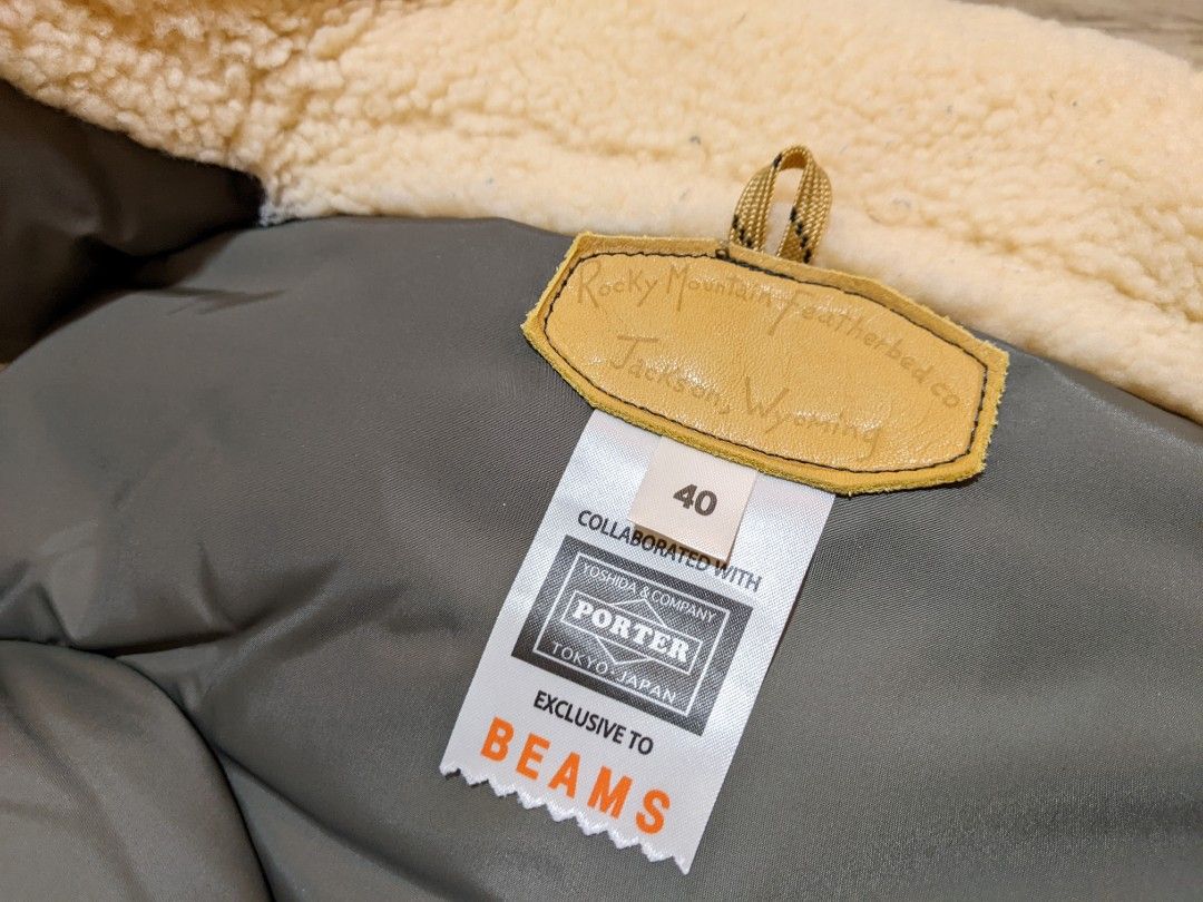 Beams x Porter x Rocky Mountain Featherbed Classic Down Vest with