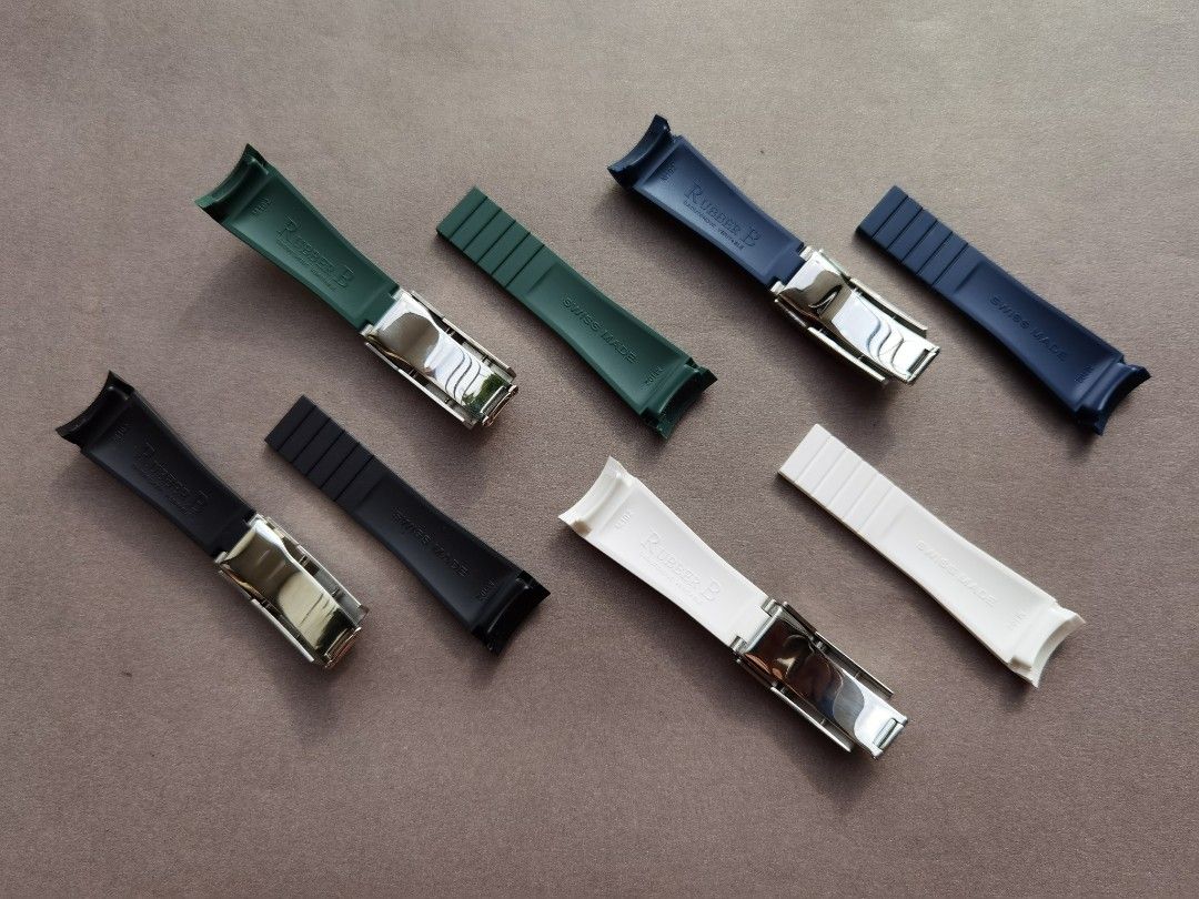 ROLEX 20mm M102 Rubber B Watch Strap