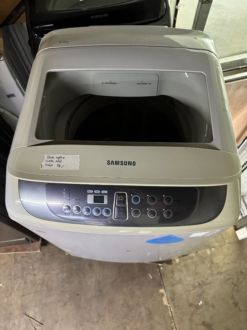 Samsung 8.5KG TopLoader Washing Machine WA85F5S3 (92551), TV & Home