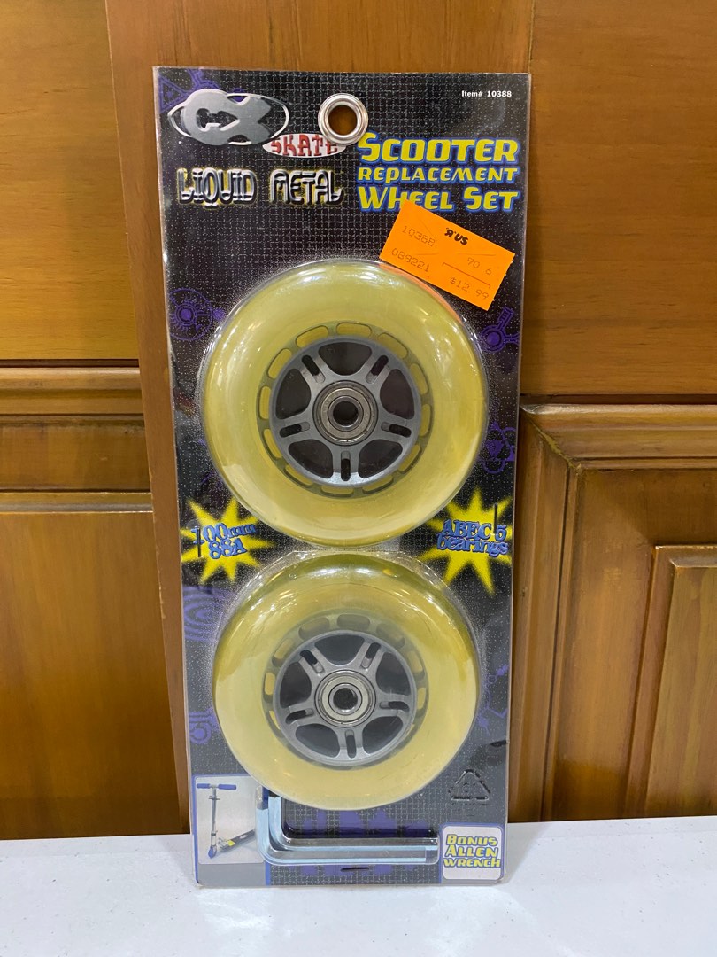 Scooter Replacement Wheel Set (100 mm), Sports Equipment, Sports