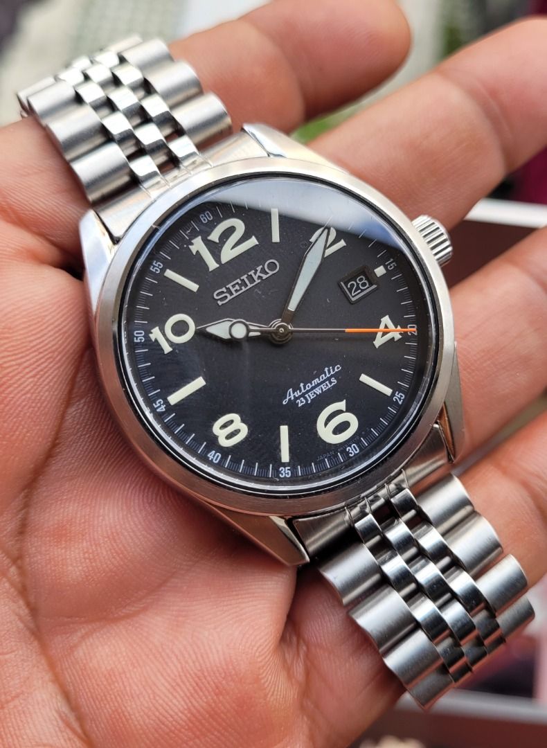 Seiko Military SARG011 Serviced full set. JDM 6R15 Men s Fashion
