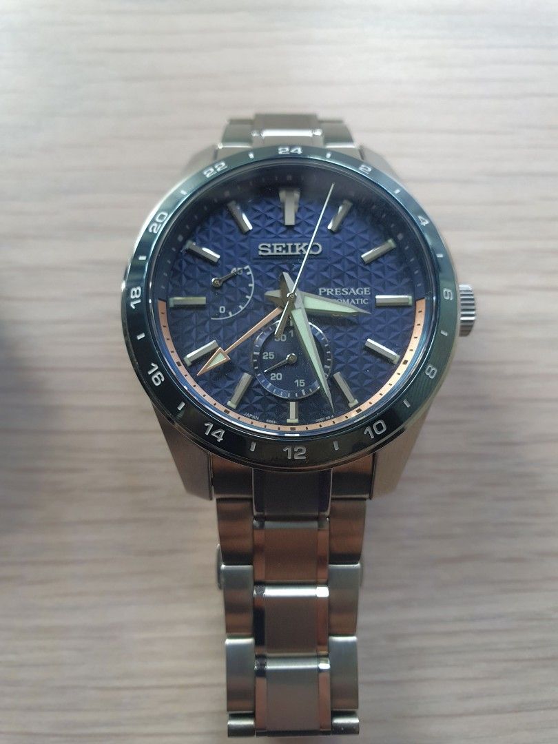 Seiko Presage SPB217J1 GMT Automatic watch, Luxury, Watches on Carousell