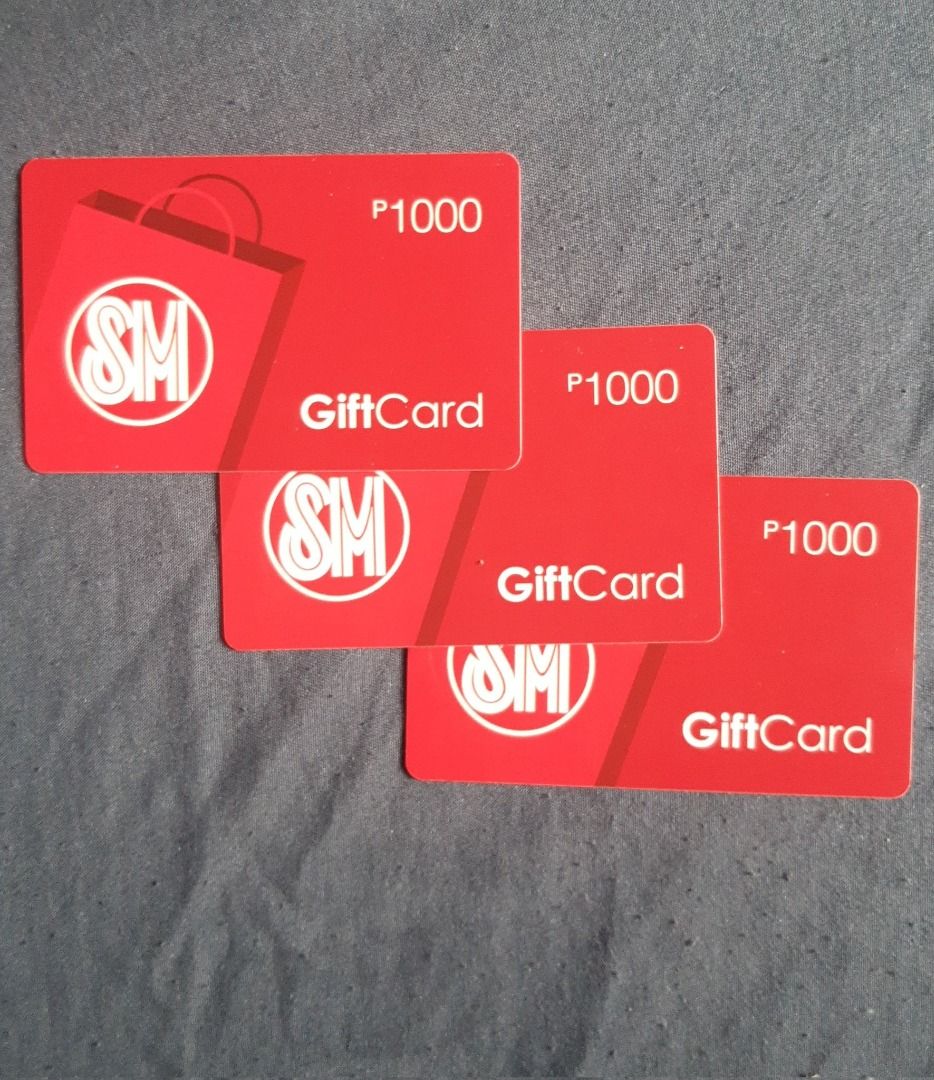 SM Gift Card, Tickets & Vouchers, Store Credits on Carousell