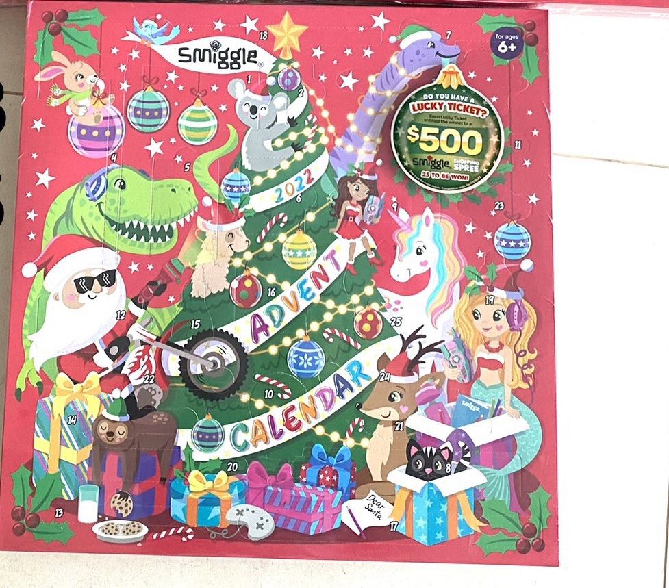 Smiggle advent calendar 2022, Hobbies & Toys, Stationery & Craft