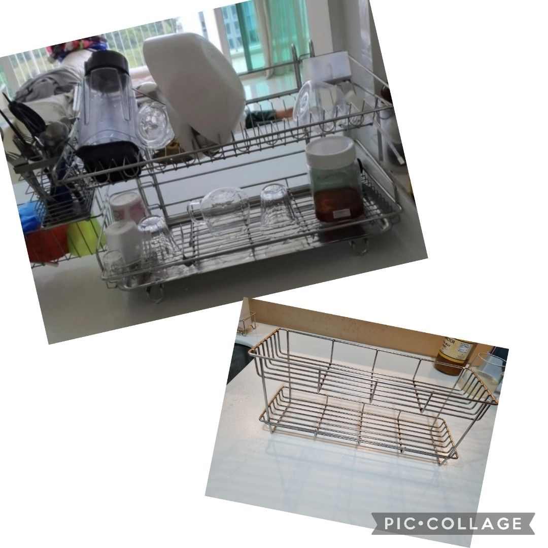 Song Cho Stainless Steel Dish and Muji Stainless Steel Rack