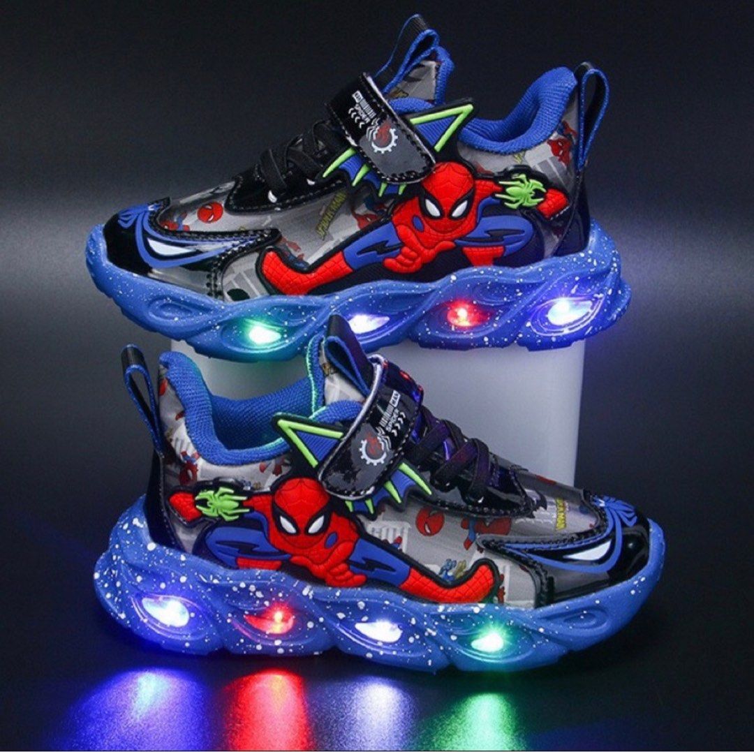 Spiderman light up shoes for adults hot sale