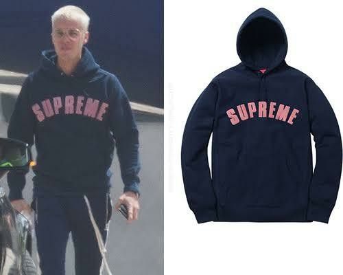 Supreme Chenille Arc Logo Hooded Sweatshirt