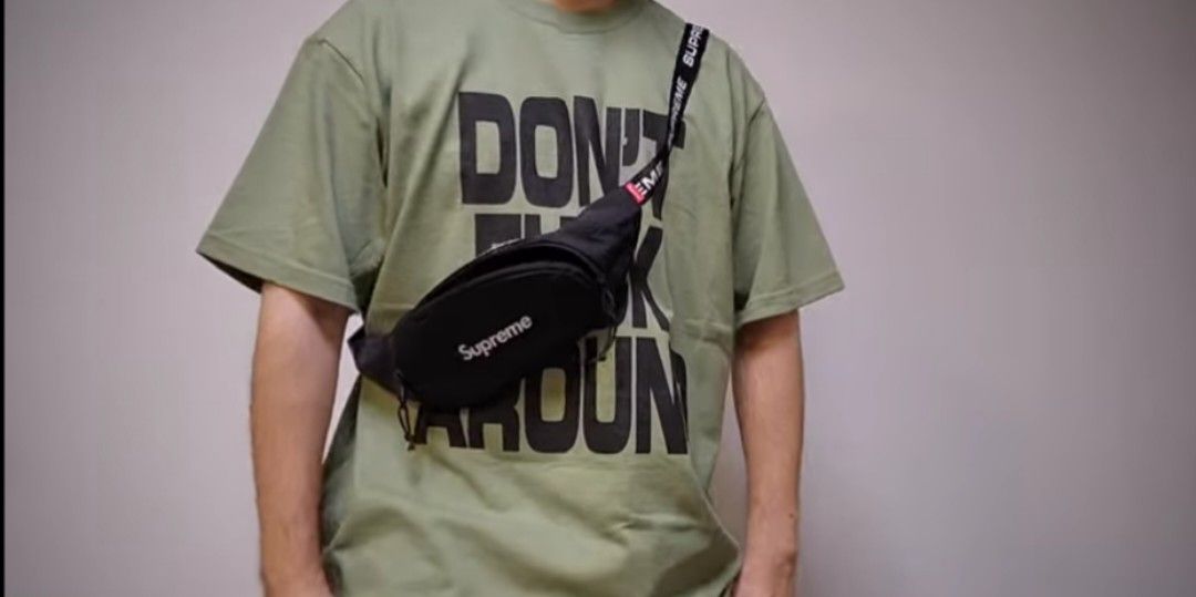supreme small waist bag BLACK - ウエストポーチ