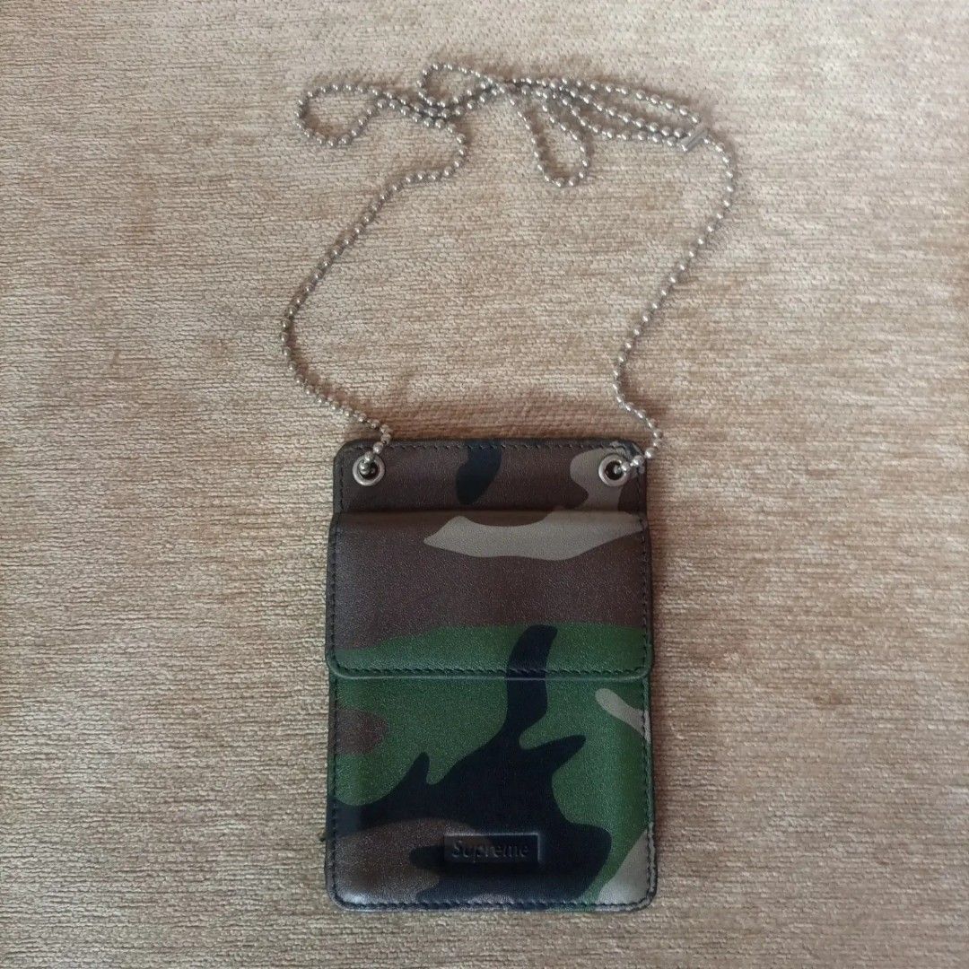Camo Leather Id Holder Supreme Supreme Leather Zip 無敵 Card